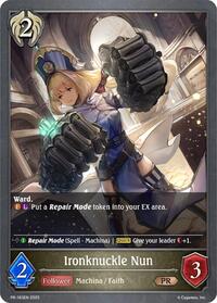 Ironknuckle Nun | Shadowverse: Evolve Promo Cards | Promo | Normal | #PR-183EN