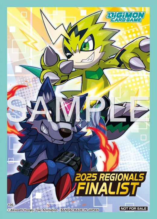 Digimon Card Game Official Sleeves - 25-26 Regionals (5-Pack)