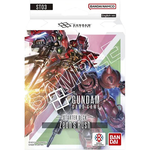 Gundam Card Game: Starter Deck 03: Zeon's Rush