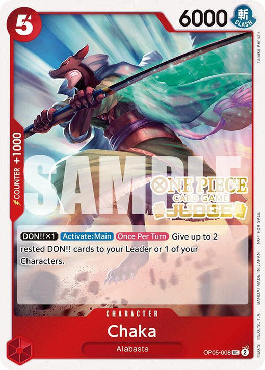 Chaka (Judge Pack Vol. 5) OP05-008 UC Foil