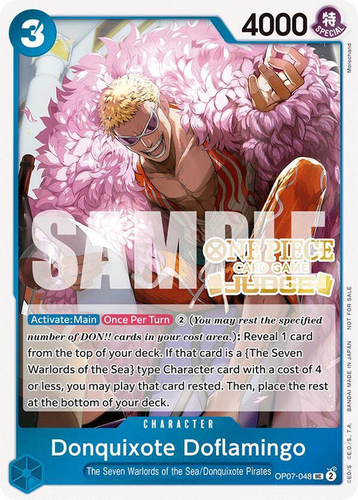Donquixote Doflamingo (Judge Pack Vol. 5) OP07-048 UC Foil