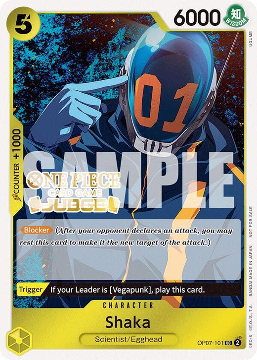 Shaka (Judge Pack Vol. 5) OP07-101 UC Foil