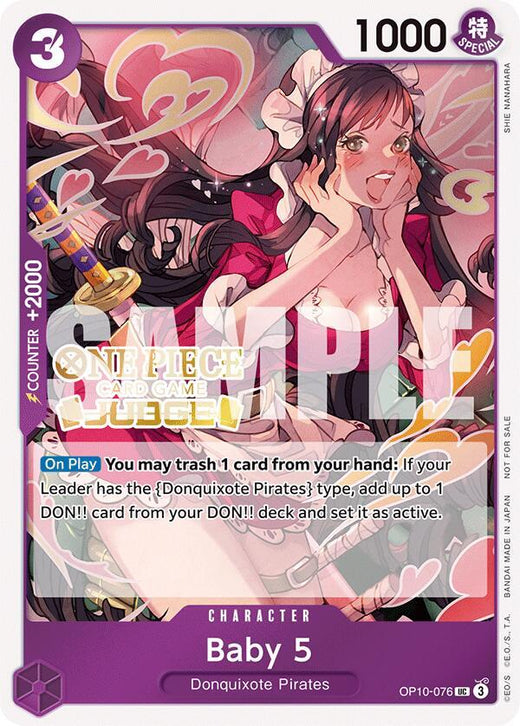 Baby 5 (Judge Pack Vol. 5) OP10-076 UC Foil