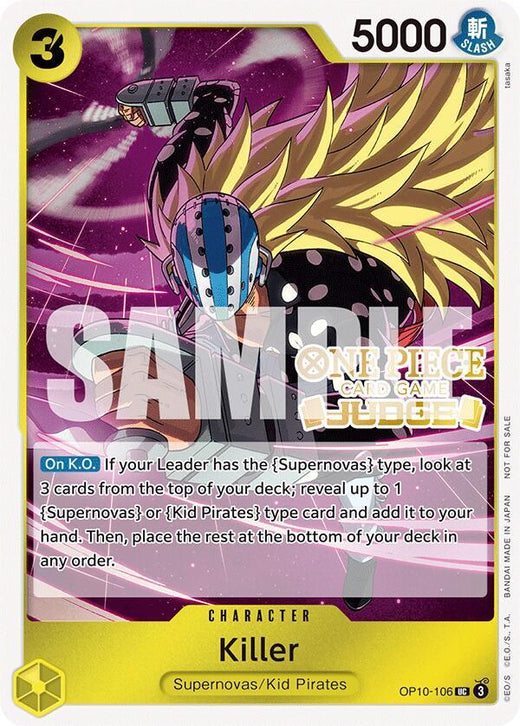 Killer (Judge Pack Vol. 5) OP10-106 UC Foil