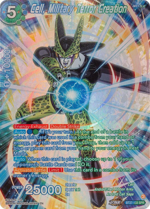 Cell, Military Terror Creation (SPR) BT27-133 Special Rare Foil
