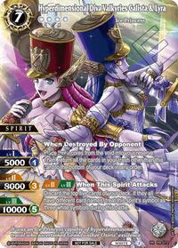 Hyperdimensional Diva Valkyries Calista & Lyra (Textured) | Battle Spirits Saga Promo Cards | Promo | Unspecified | #PR-072