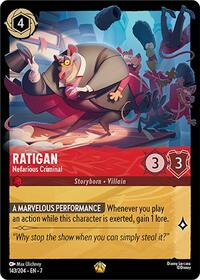 Ratigan - Nefarious Criminal 143/204 Legendary