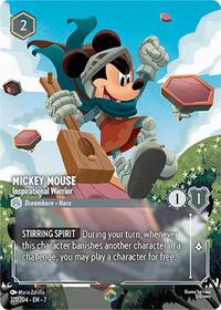 Mickey Mouse - Inspirational Warrior (Enchanted) 221/204 Enchanted Holofoil