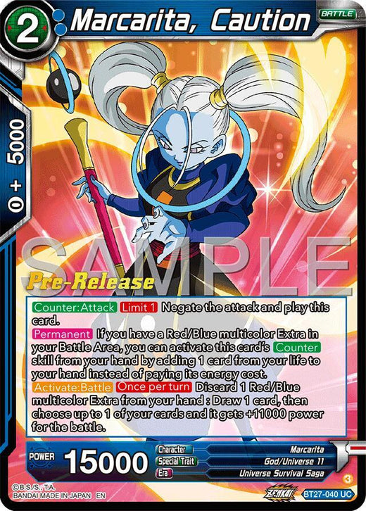 Marcarita, Caution BT27-040 Uncommon