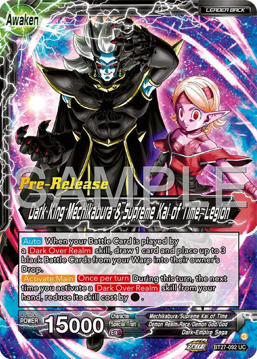 Mechikabura // Dark King Mechikabura & Supreme Kai of Time, Legion BT27-092 Uncommon