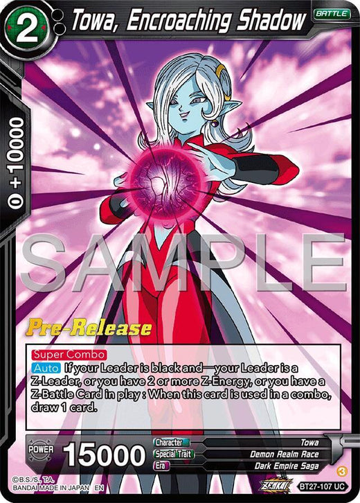 Towa, Encroaching Shadow BT27-107 Uncommon