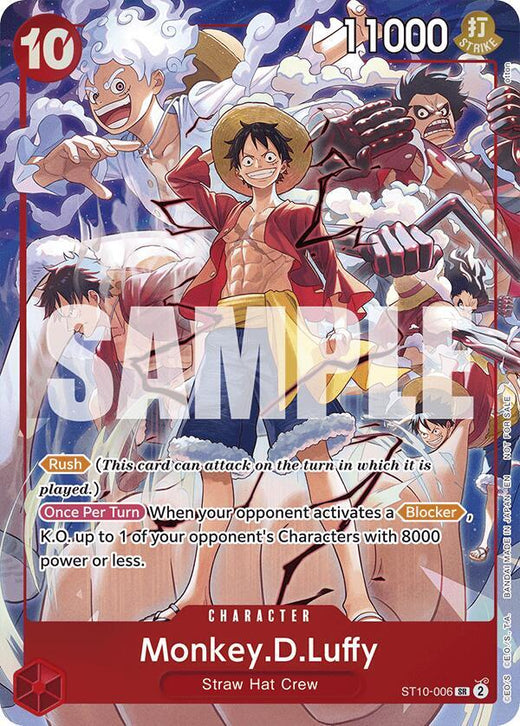Monkey.D.Luffy (One Piece Day Dallas 2025) ST10-006 SR Foil