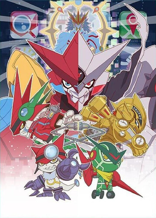 Digimon Card Game Official Sleeves - Digimon Appmon Card Sleeves 2025 (60-Pack)