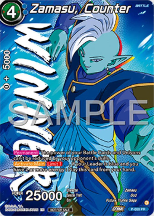 Zamasu, Counter (Zenkai Series Tournament Pack Vol.11) (Winner) P-668 Promo Foil