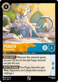 Perdita - Playful Mother | Disney Lorcana Promo Cards | Promo | Cold Foil | #21