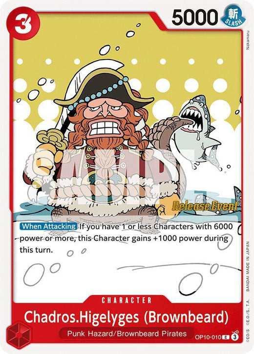 Chadros.Higelyges (Brownbeard) OP10-010 C