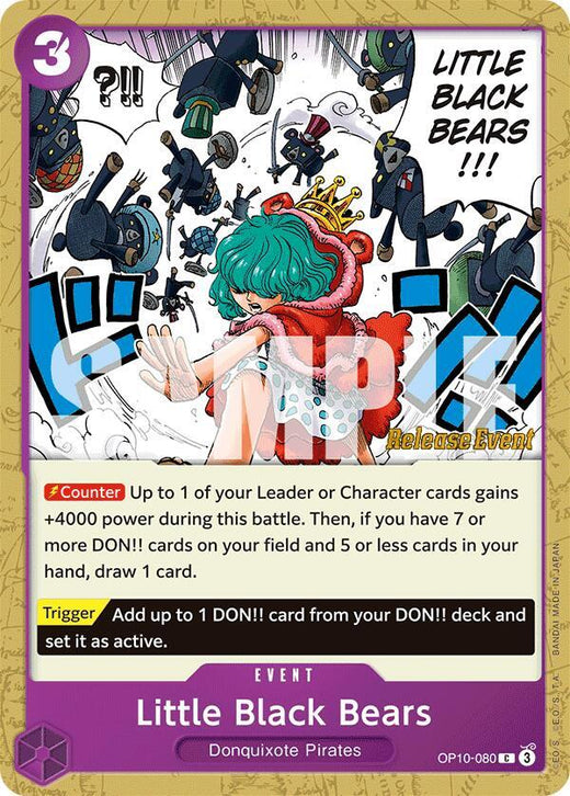 Little Black Bears OP10-080 C