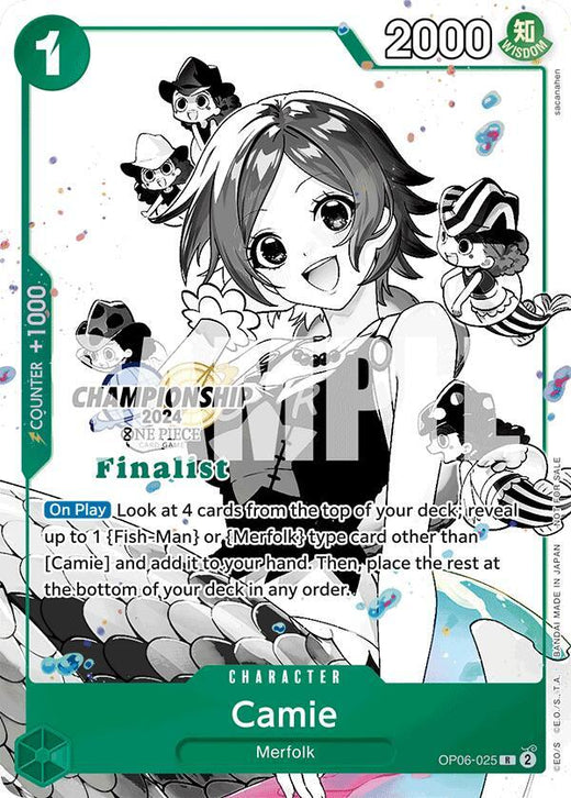 Camie (Championship 2024 Finalist Card Set Vol. 2) OP06-025 R Foil