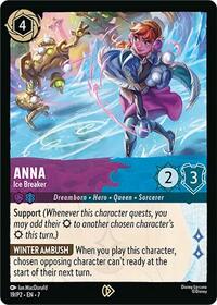 Anna - Ice Breaker | Disney Lorcana Promo Cards | Promo | Cold Foil | #19