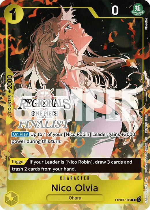 Nico Olvia (Offline Regional Finalist Card Set 2025 Vol.1) OP09-106 C Foil