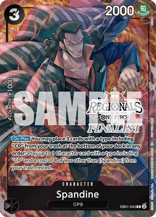 Spandine (Offline Regional Finalist Card Set 2025 Vol.1) EB01-043 R Foil