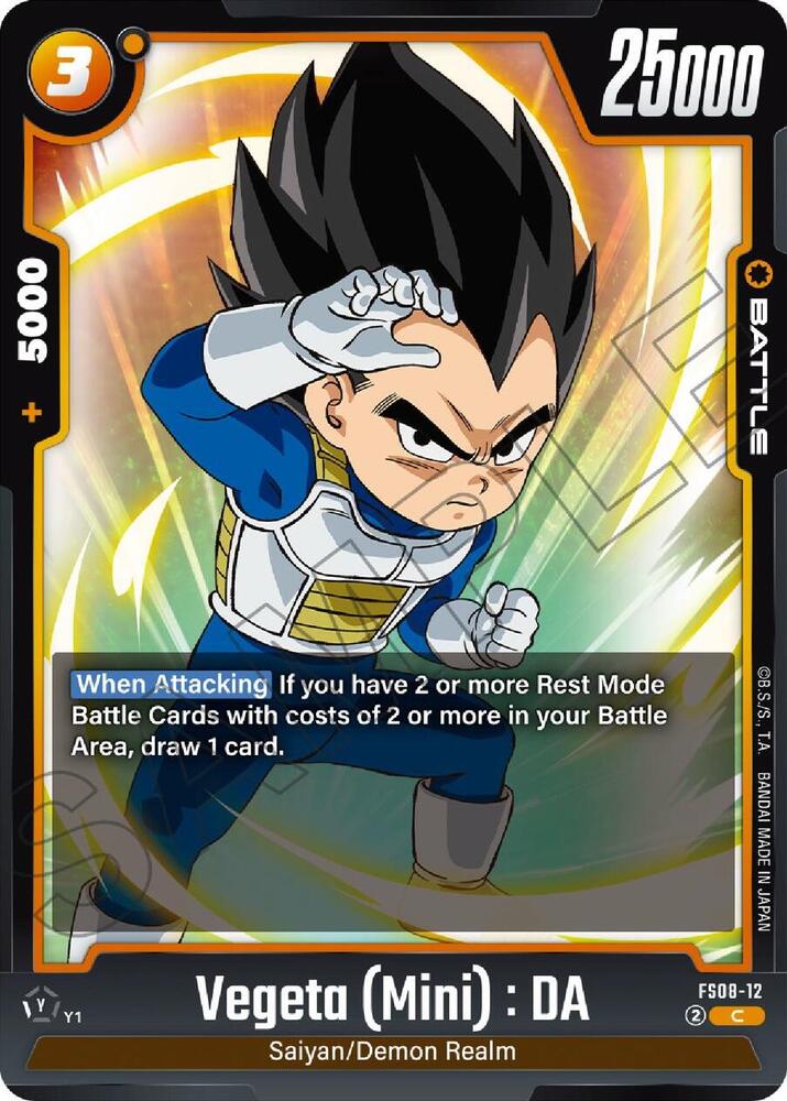 DBS Fusion World: Starter Deck 8: Vegeta (Mini) Super Saiyan 3 Singles