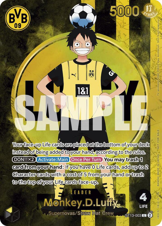 Monkey.D.Luffy (BVB x One Piece Campaign) ST13-003 L Foil