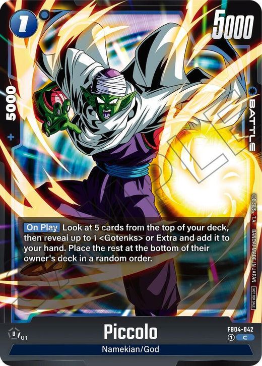 Piccolo (Paquete Limitado 01) FB04-042 C