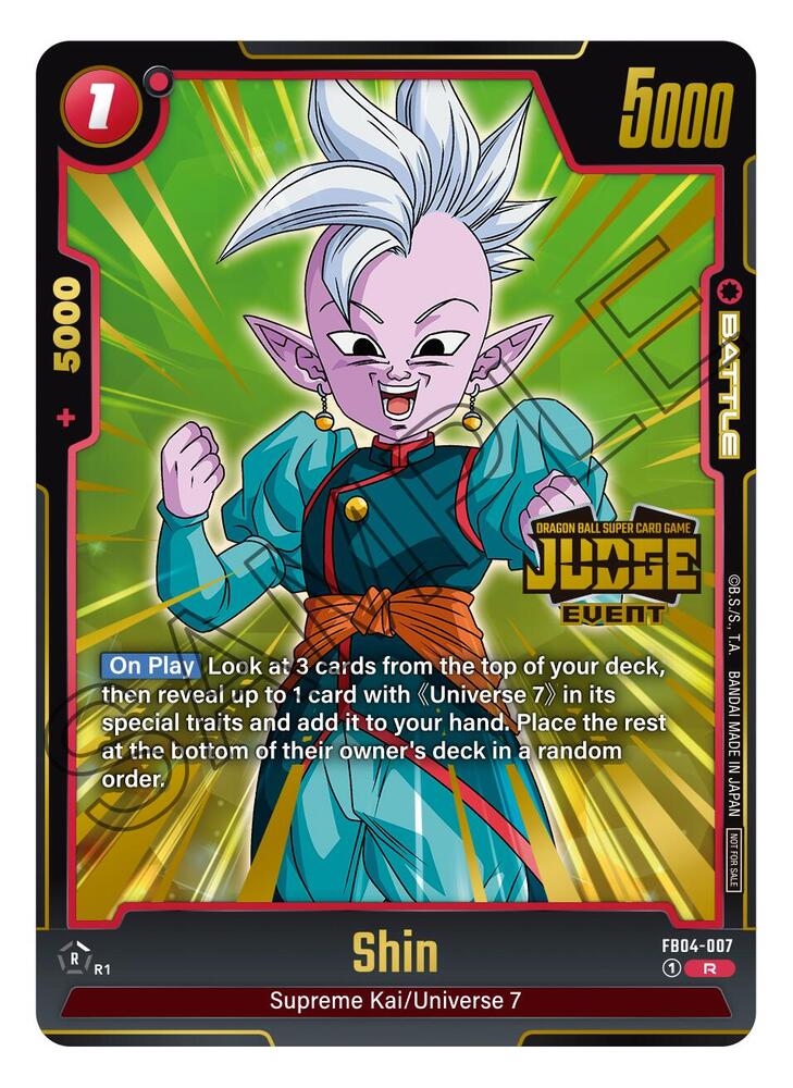 DBS Fusion World: Tournament and Championship Promos Singles 1/4