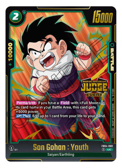 Son Gohan : Joven (Paquete de Juez (Juez de Evento) 03) FB04-060 UC JPE