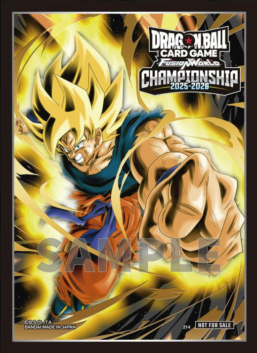 Dragon Ball Super Fusion World Card Game Official Sleeves - Championship Wave 1 (64-Pack)