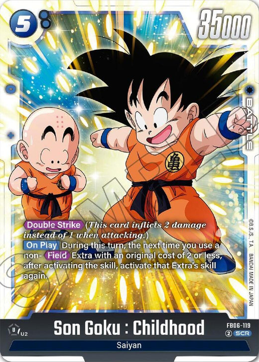 Son Goku : Infancia FB06-119 SCR Foil