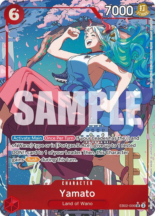 Yamato (Alternate Art) EB02-006 SR Foil
