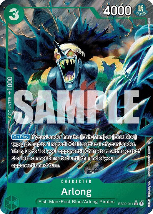 Arlong (Alternate Art) EB02-011 SR Foil