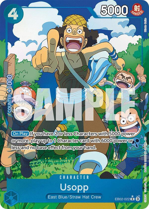 Usopp (Alternate Art) EB02-022 R Foil