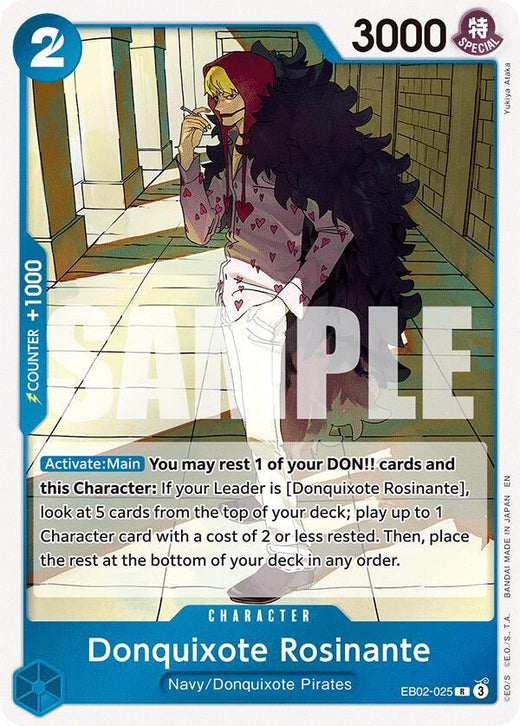 Donquixote Rosinante EB02-025 R Foil