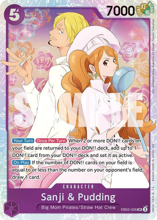 Sanji & Pudding EB02-035 SR Foil