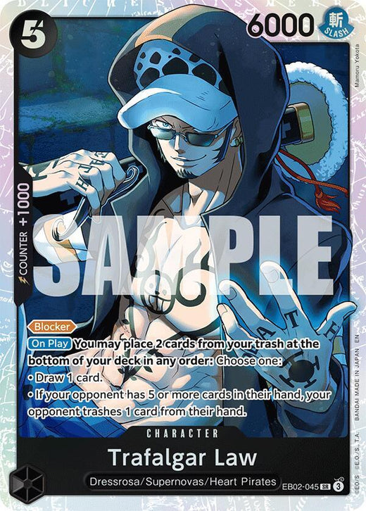 Trafalgar Law EB02-045 SR Foil