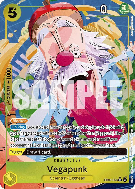 Vegapunk (Alternate Art) EB02-056 SR Foil