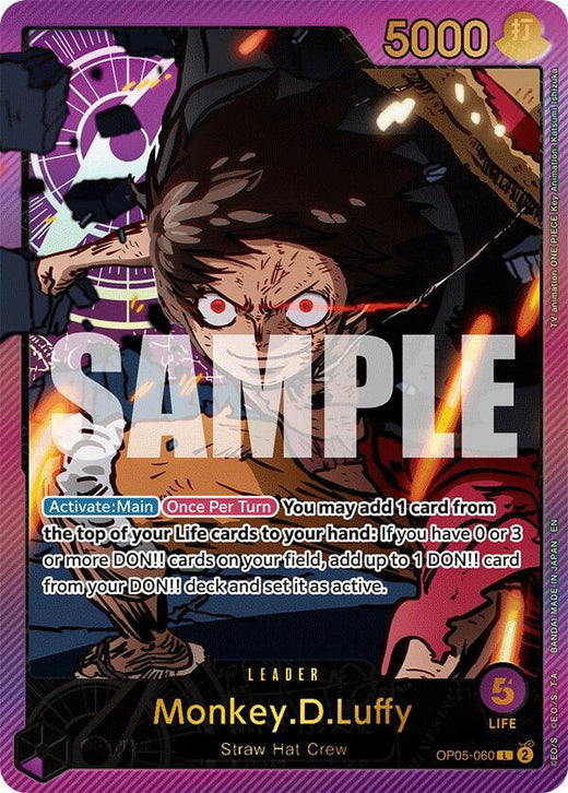 Monkey.D.Luffy (SP) OP05-060 L Foil