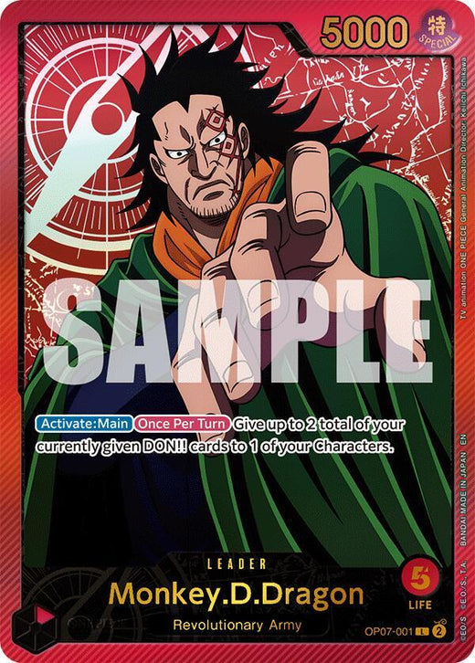 Monkey.D.Dragon (SP) OP07-001 L Foil
