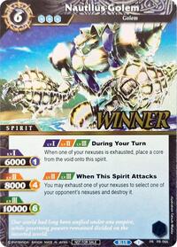 Nautilus Golem (Store Tournament & Sealed Deck Pack Vol.2 -Winner-) | Launch & Event Promos | Promo | Holofoil | #PR-066