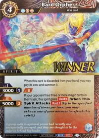 Bard Orphe (Store Tournament & Sealed Deck Pack Vol.2 -Winner-) | Launch & Event Promos | Promo | Holofoil | #PR-067