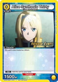 Alice Synthesis Thirty (010) | UE07BT: Sword Art Online Release Event Cards | Common | Normal | #UEPR/SAO-1-010