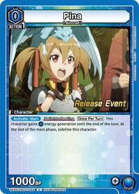 Pina | UE07BT: Sword Art Online Release Event Cards | Common | Normal | #UEPR/SAO-1-045