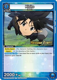 Kirito (051) | UE07BT: Sword Art Online Release Event Cards | Common | Normal | #UEPR/SAO-1-051