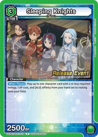 Sleeping Knights | UE07BT: Sword Art Online Release Event Cards | Common | Normal | #UEPR/SAO-1-076