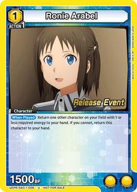 Ronie Arabel | UE07BT: Sword Art Online Release Event Cards | Uncommon | Normal | #UEPR/SAO-1-006