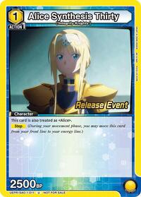 Alice Synthesis Thirty (011) | UE07BT: Sword Art Online Release Event Cards | Uncommon | Normal | #UEPR/SAO-1-011