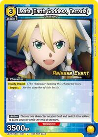 Leafa (Earth Goddess, Terraria) (027) | UE07BT: Sword Art Online Release Event Cards | Uncommon | Normal | #UEPR/SAO-1-027